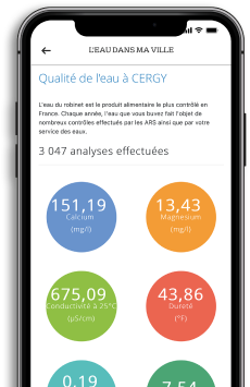 App qualite prix eau Veolia